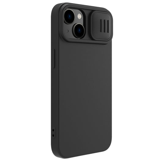 For iPhone 15 Plus NILLKIN CamShield Liquid Silicone Phone Case(Black) by NILLKIN
