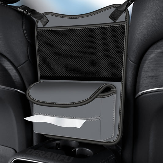 3054 Napa Texture Leather Car Center Console Storage Bag(Grey) by buy2fix