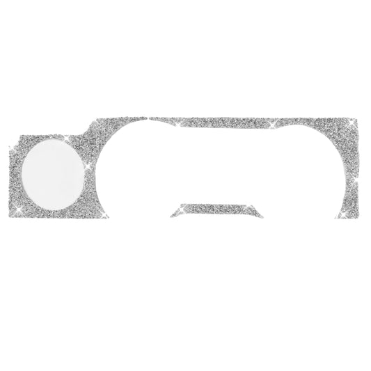 For Ford Mustang 2005-2009 Car Dashboard Frame Diamond Decorative Sticker, Left Drive by buy2fix