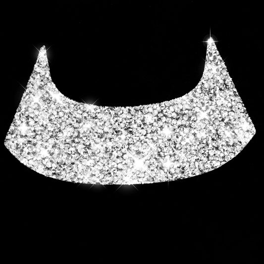 For Chevrolet Corvette C7 2014-2019 Car Rear Center Part Diamond Decorative Sticker, Left Drive by buy2fix