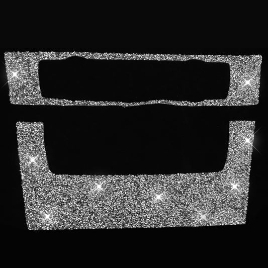 For BMW 3 Series E90 / E92 2005-2012 Car Aircondition CD Control Panel Premium Diamond Decorative Sticker by buy2fix