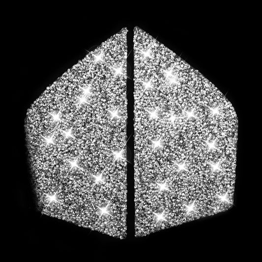 For Mercedes-Benz C-class W204 2007-2013 Car Seat Adjustment C Diamond Decorative Sticker, Left and Right Drive by buy2fix