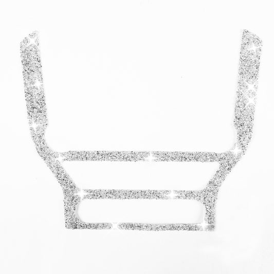 For Ford Mustang 2015-2020 Car CD Panel Diamond Decoration Sticker, Left and Right Drive by buy2fix