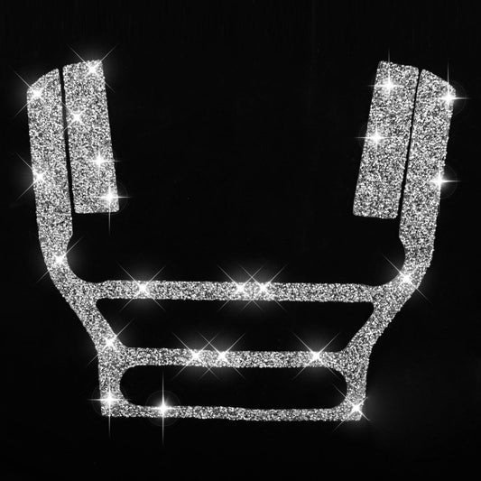 For Ford Mustang 2015-2020 Car Central Control Panel Diamond Decoration Sticker, Left and Right Drive by buy2fix