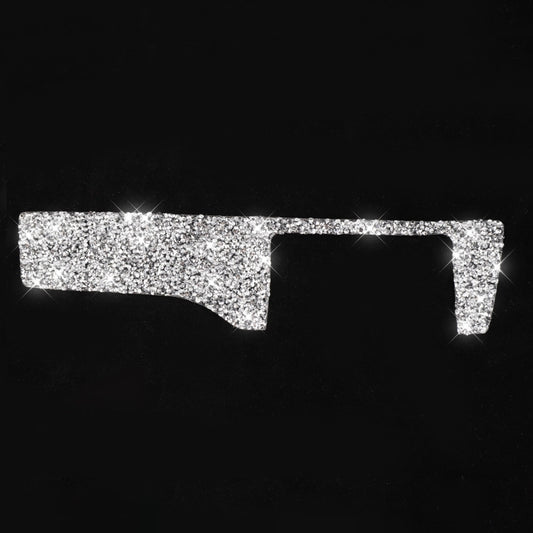 For Honda Civic 2016-2019 Car Headlight Switch Panel Diamond Decorative Sticker, Right-hand Drive by buy2fix