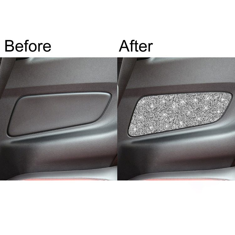 For Ford Mustang 2015-2020 Car Rear Door Panel Diamond Decoration Sticker, Left and Right Drive by buy2fix