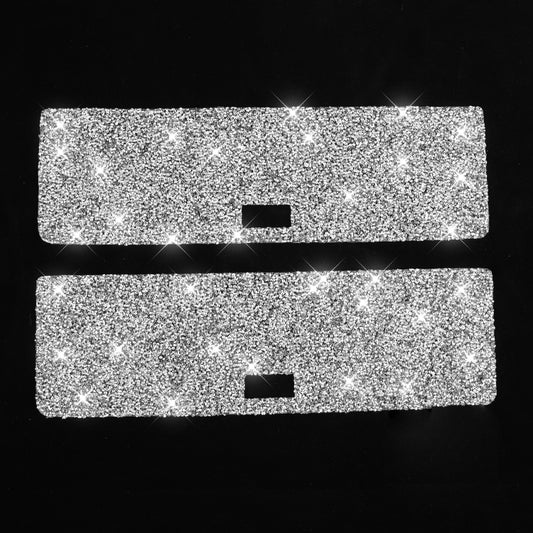 For Nissan 350Z 2003-2009 2pcs Car Storage Box Diamond Decorative Sticker,Left and Right Drive Universal by buy2fix