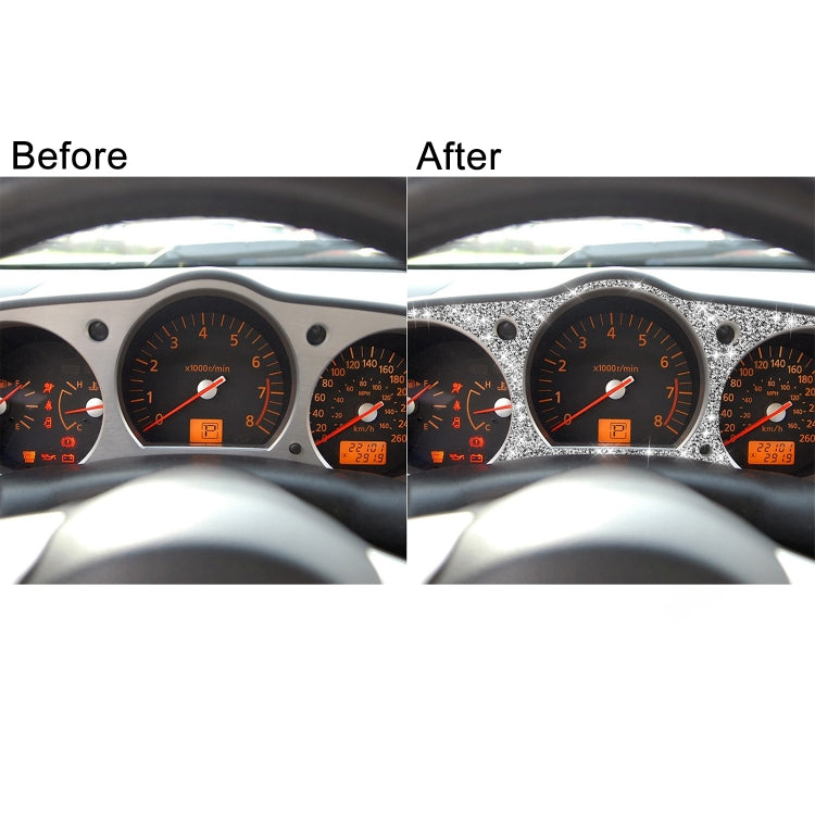 For Nissan 350Z 2003-2009 Car Speedometer Diamond Sticker,Left and Right Drive Universal by buy2fix
