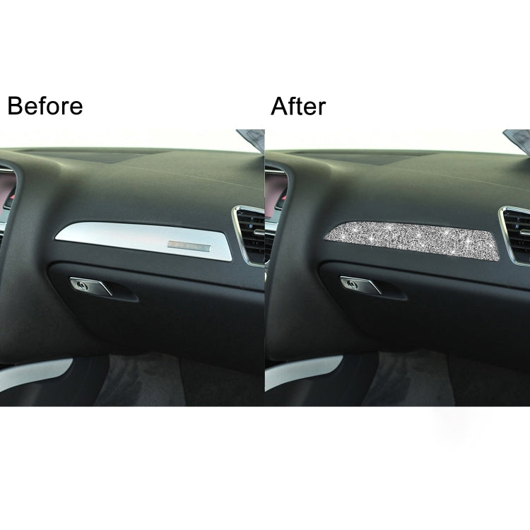 For Audi A4 / A5 / Q5 Car Dashboard Trim Diamond Decoration Sticker, Left Drive by buy2fix