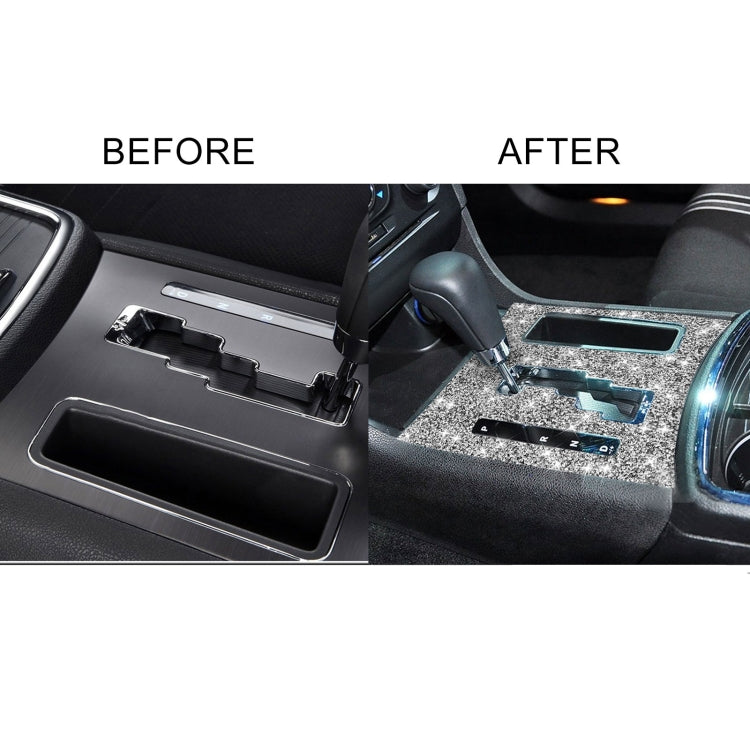 For Dodge Charger 2011-2014 Car Automatic Shift Panel Diamond Decorative Sticker, Left-hand Drive by buy2fix