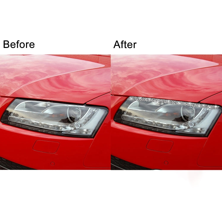 For Audi A4L / A5 Car Light Eyebrow Diamond Decoration Sticker, Left and Right Drive by buy2fix