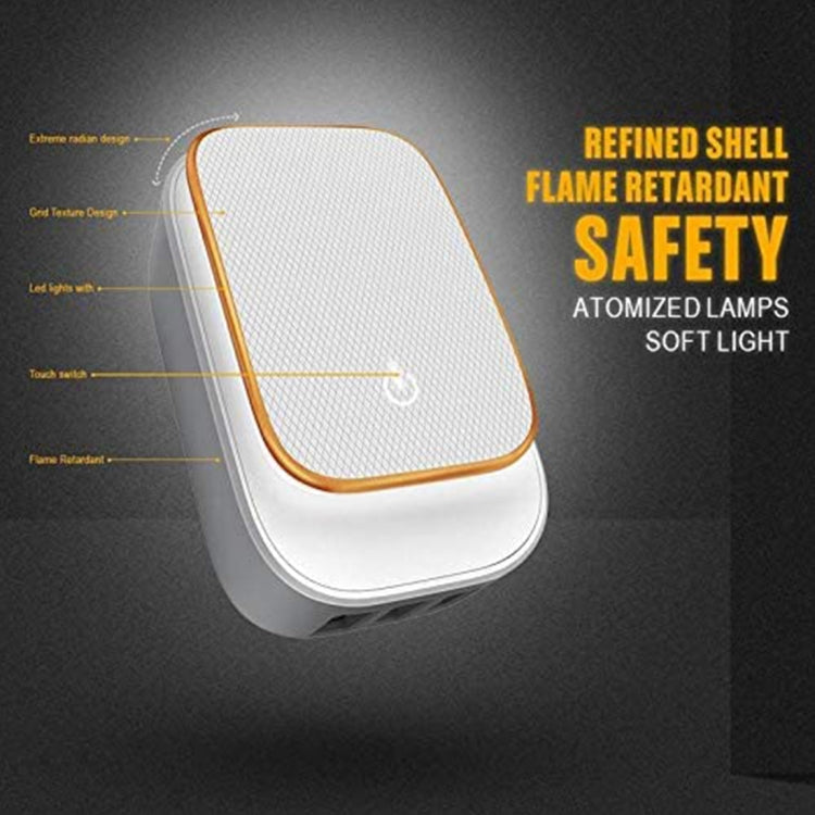 LDNIO A3305 3.4A 3 USB Interfaces Travel Charger Mobile Phone Charger, Support Touch LED Night Light, with Micro USB Data Cable, EU Plug by LDNIO