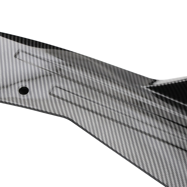 Car Universal Rear Corner Cover Rear Bumper Protective Corner Rear Lip Rear Shovel(Carbon Fiber) by buy2fix