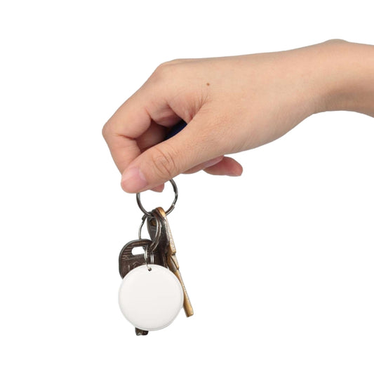 F6 Circular Global Location Tracker Anti-lost Device(White) by buy2fix