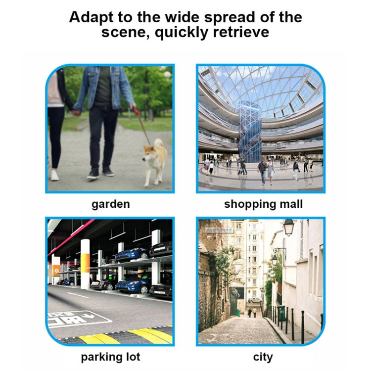 F6 Circular Global Location Tracker Anti-lost Device(Black) by buy2fix