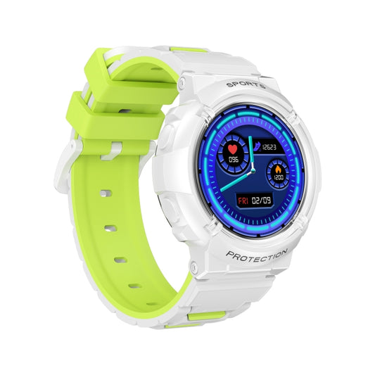 HT19 1.2 inch Round Screen IP68 Children Smart Watch, Support Sleep Monitoring(White) by buy2fix