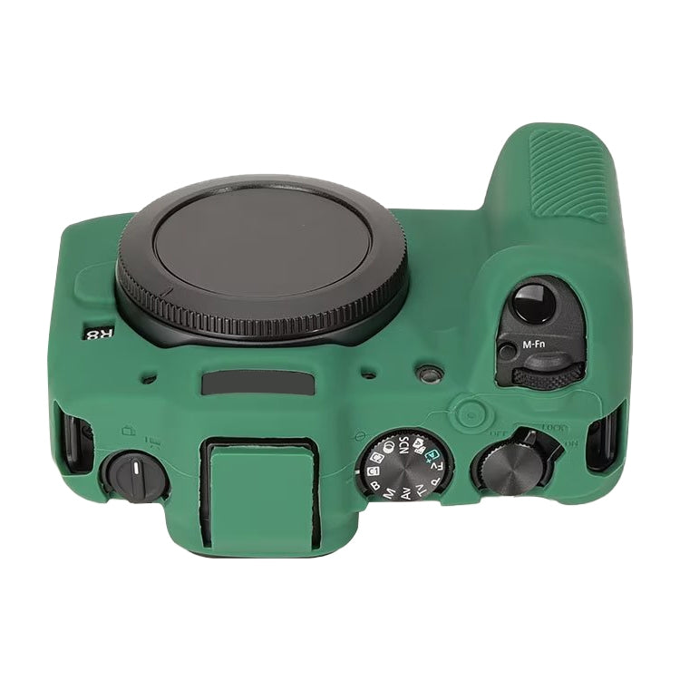 For Canon EOS R8 Soft Silicone Protective Case(Green) by buy2fix