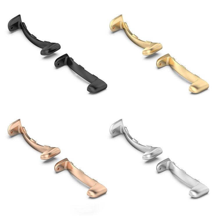 For Google Pixel Watch 2 1 Pair Stainless Steel Metal Watch Band Connector(Gold) by buy2fix