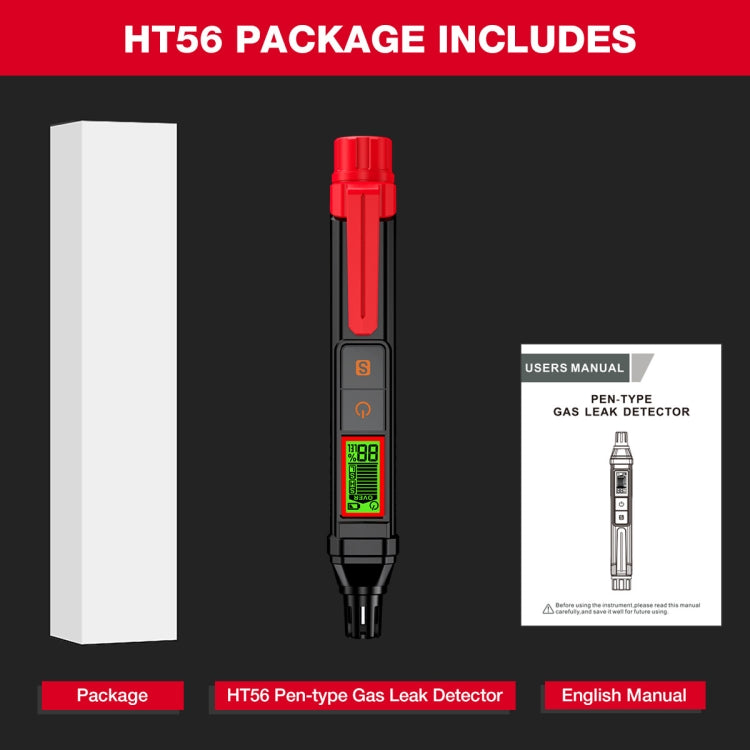 HABOTEST HT56 Combustible Gas Detector Liquefied Petroleum Gas Natural Gas Alarm by HABOTEST
