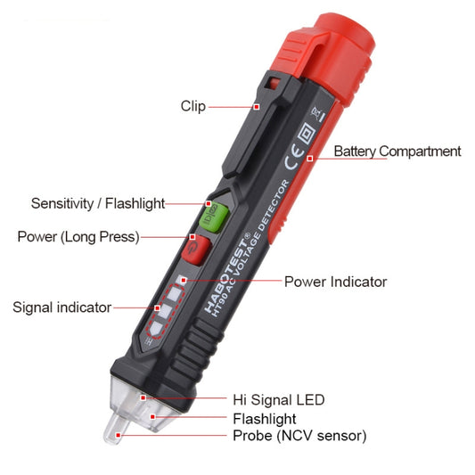 HABOTEST HT90 Multifunctional Inductive Test Pen by HABOTEST