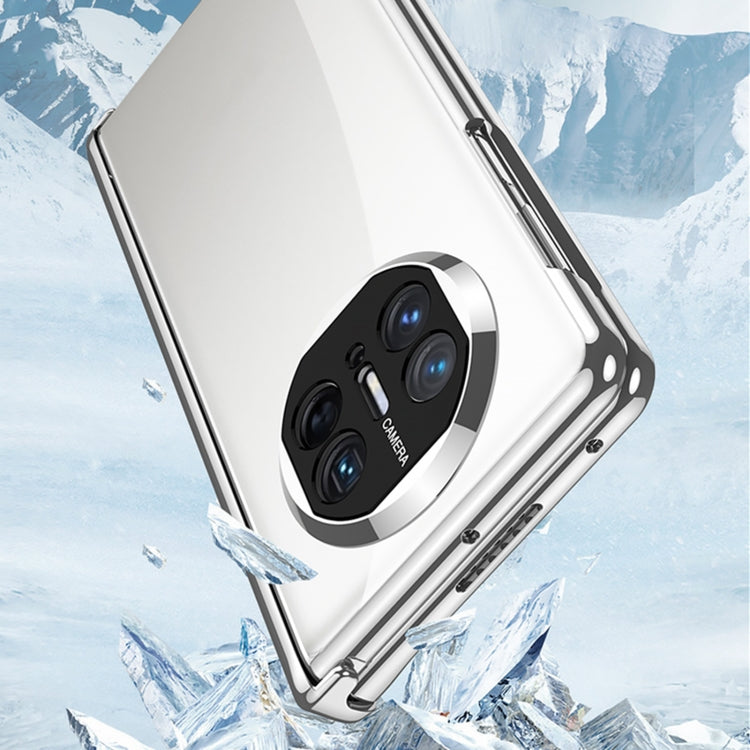 For Huawei Mate X5 GKK Integrated Magnetic Folding Phantom Privacy Phone Case(Silver) by GKK