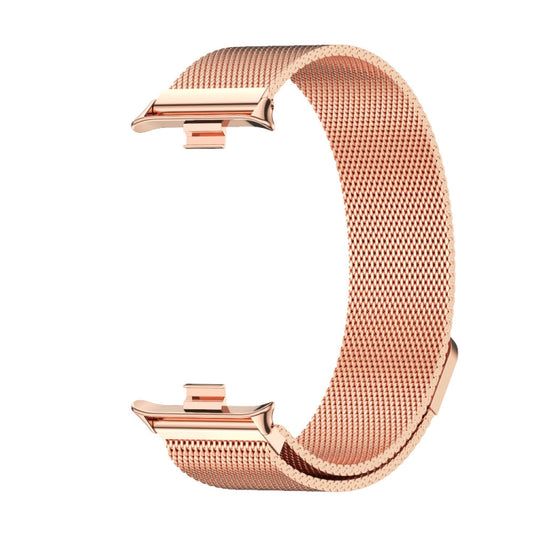 For Xiaomi Smart Band 9 Pro / 8 Pro Mijobs Milan Magnetic Stainless Steel Watch Band(Rose Gold) by MIJOBS