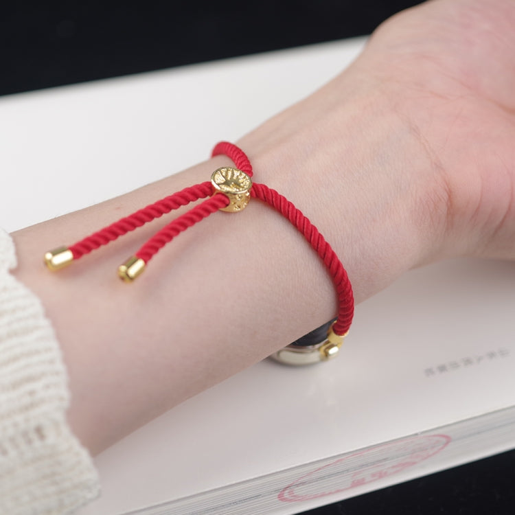 For Xiaomi Smart Band 10 / 9 / 8 Mibbs Milan Cord Bracelet Watch Band(Red) by MIJOBS