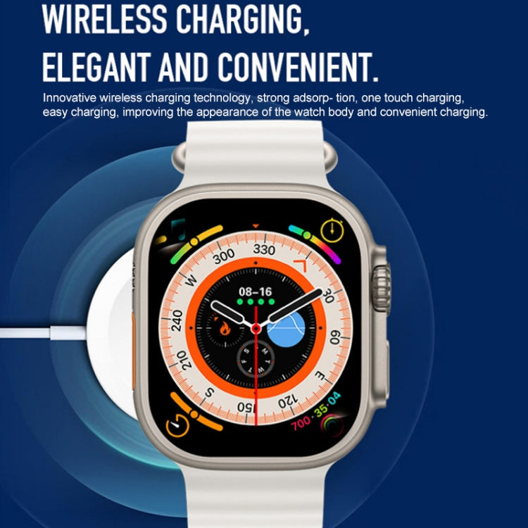 S800 Ultra Max Smart Bracelet, 1.5 inch Silicone Band Smart Watch, Bluetooth Call / Heart Rate / Blood Pressure / Blood Oxygen(Orange) by buy2fix