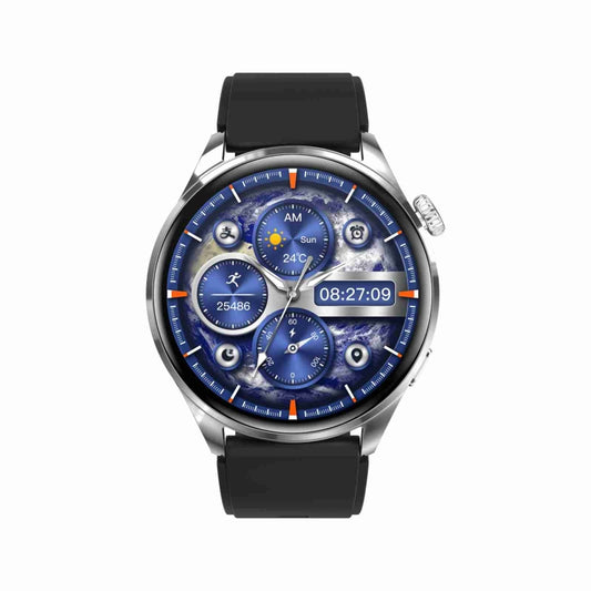 TM05 Pro Smart Bracelet, 1.46 inch Silicone Band IP67 Waterproof Smart Watch, Bluetooth Call / Heart Rate / Blood Pressure / Blood Oxygen(Silver) by buy2fix