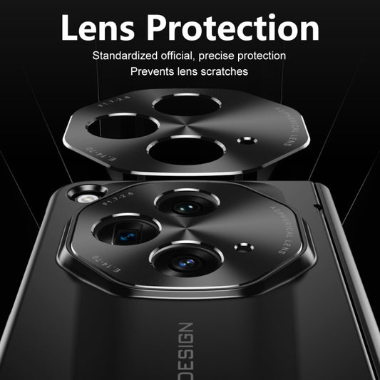 For OPPO Find N3 / OnePlus Open Integrated Frosted Electroplating Full Coverage Phone Case(Black) by buy2fix