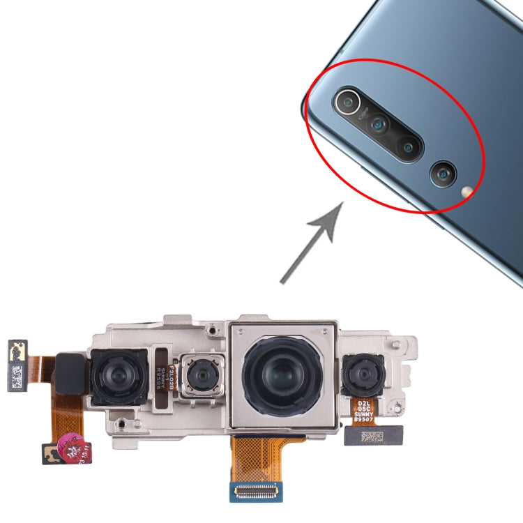 For Xiaomi Mi 10 5G Original Camera Set (Telephoto + Wide + Portrait + Main Camera) by buy2fix