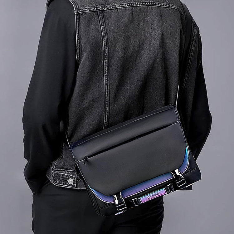 Cwatcun D85 Camera Bag Side Quick Access Camera Messenger Case Waterproof Bag, Size:32 x 14 x 24cm Medium(Black) by Cwatcun