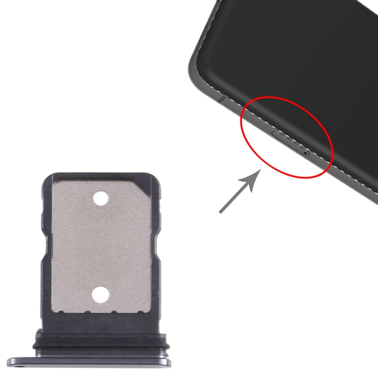 For Google Pixel 8 Pro Original SIM Card Tray(Black) by buy2fix