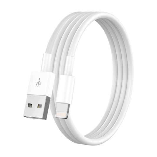 USB to 8 Pin Fast Charging Data Cable, Length: 1m by buy2fix