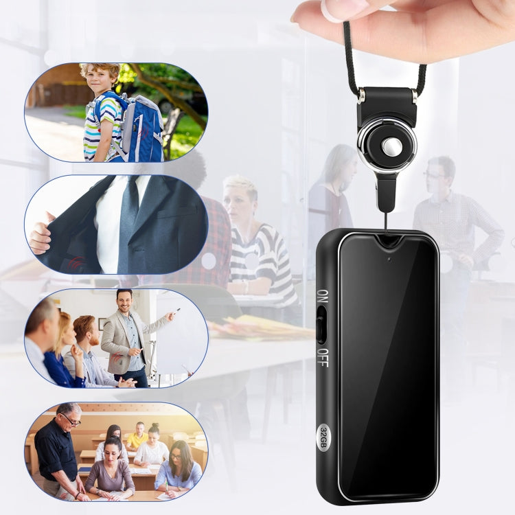 L17 Magnetic Pendant HD Recorder, Capacity:16GB by buy2fix
