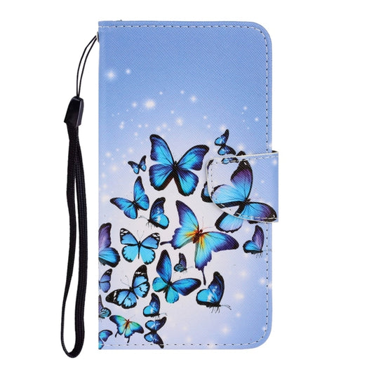 For Xiaomi Redmi 9A 3D Colored Drawing Horizontal Flip PU Leather Case with Holder & Card Slots & Wallet(Multiple Butterflies) by buy2fix
