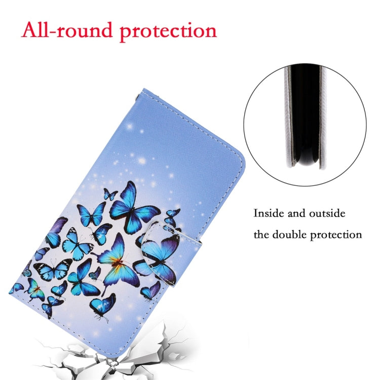 For Xiaomi Redmi 9A 3D Colored Drawing Horizontal Flip PU Leather Case with Holder & Card Slots & Wallet(Multiple Butterflies) by buy2fix