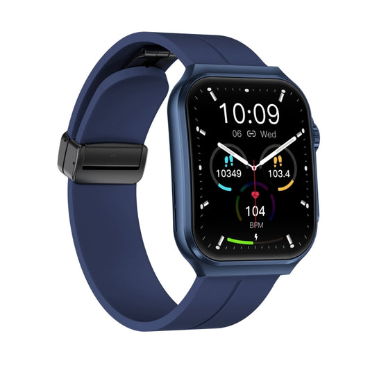 NX15 Smart Watch, 1.96 inch, BT Call / Heart Rate / Blood Pressure / Blood Oxygen(Blue) by buy2fix