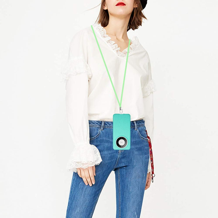 For Huawei Mate 60 Wheat MagSafe Magnetic Straw Material + TPU Phone Case with Lanyard(Green) by buy2fix