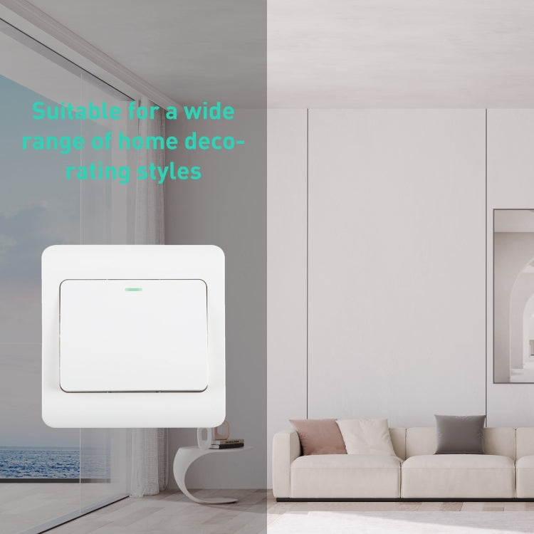 185-265V Wall Switch 86mm, Specification:One Button by buy2fix