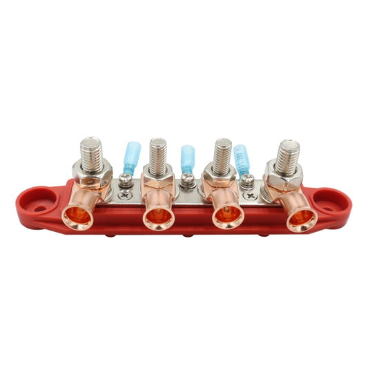 CP-4016 M10+M8 Power Distribution Block Terminal Studs with Terminals(Red) by buy2fix