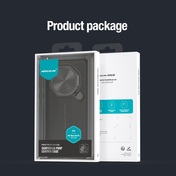 For Huawei Mate 60 RS Ultimate NILLKIN CamShield Prop Series PC + TPU Phone Case(Black) by NILLKIN