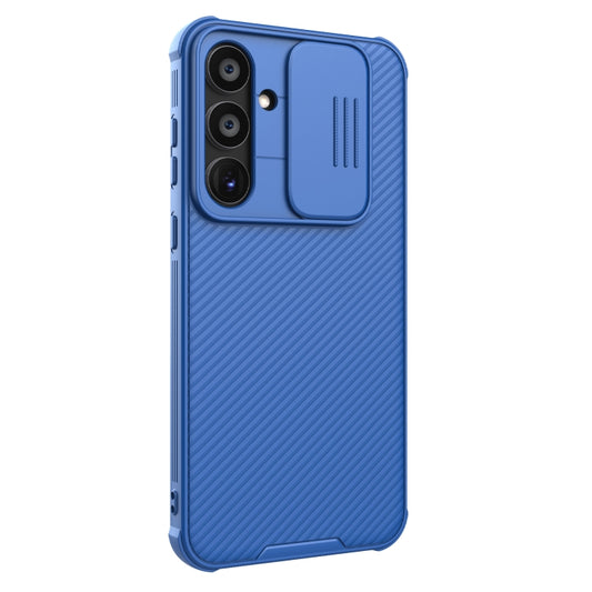 For Samsung Galaxy A55 NILLKIN Black Mirror Pro Series Camshield PC Phone Case(Blue) by NILLKIN