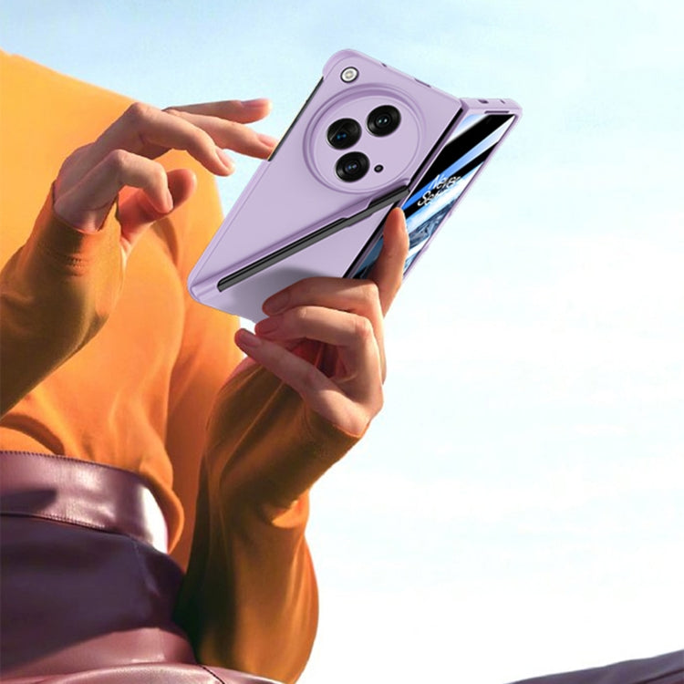 For OPPO Find N3 Integrated Skin Feel PC Phone Case with Pen / Pen Box(Transparent) by buy2fix