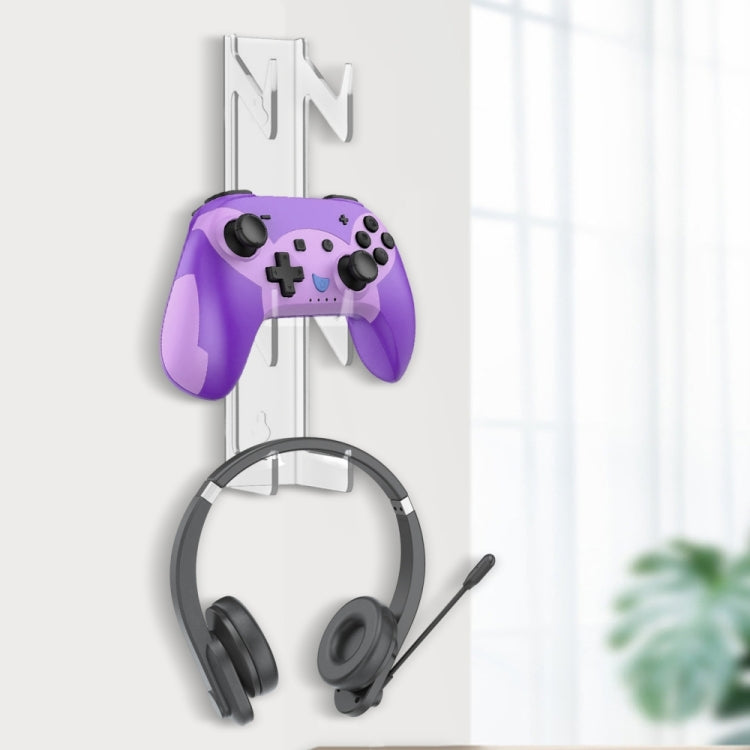 2pcs YX072 Acrylic Game Controller and Headphone Wall Mount by buy2fix