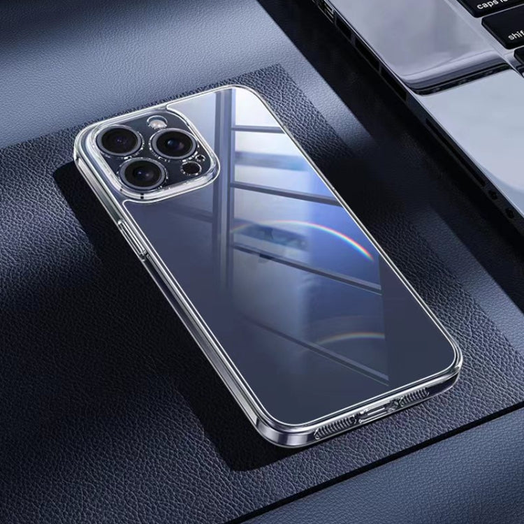 For iPhone 13 Integrated Ultra-thin Crystal Glass Phone Case(Transparent) by buy2fix