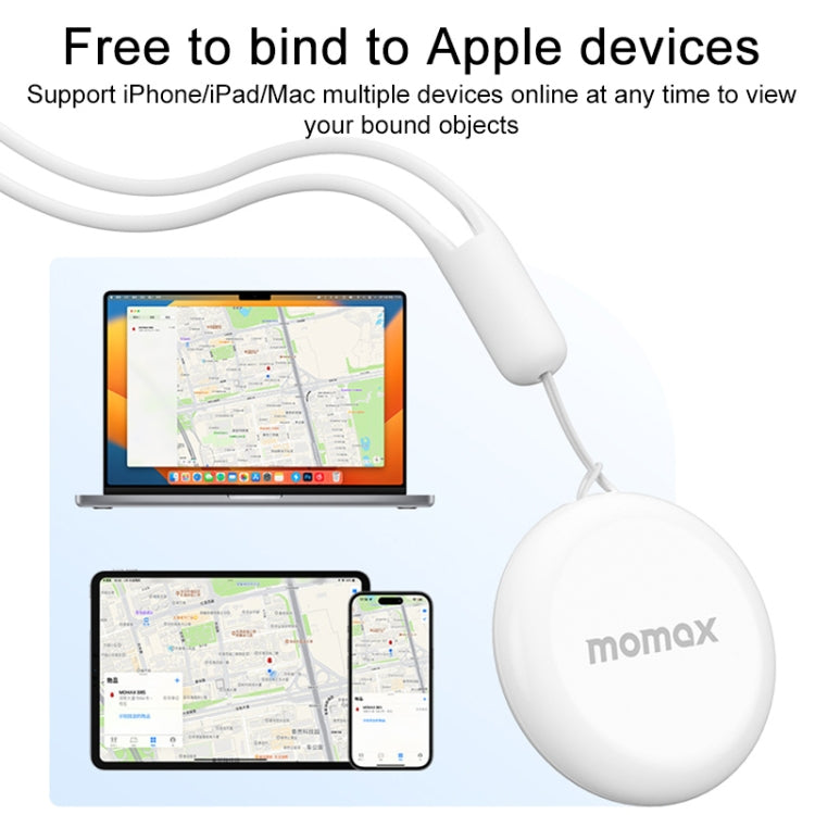 MOMAX BR7 PINPOP Wireless Location Anti-lost Device(White) by MOMAX