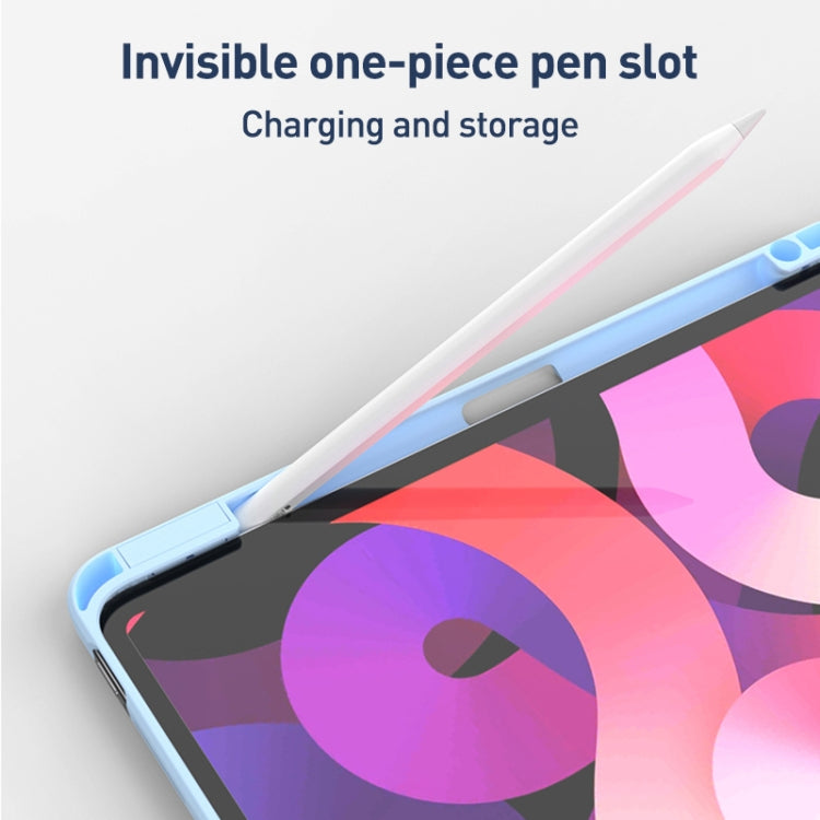 For iPad Air 11 2024 / iPad Pro 11 Detachable Magnetic Rotation Smart Leather Tablet Case(Blue) by buy2fix