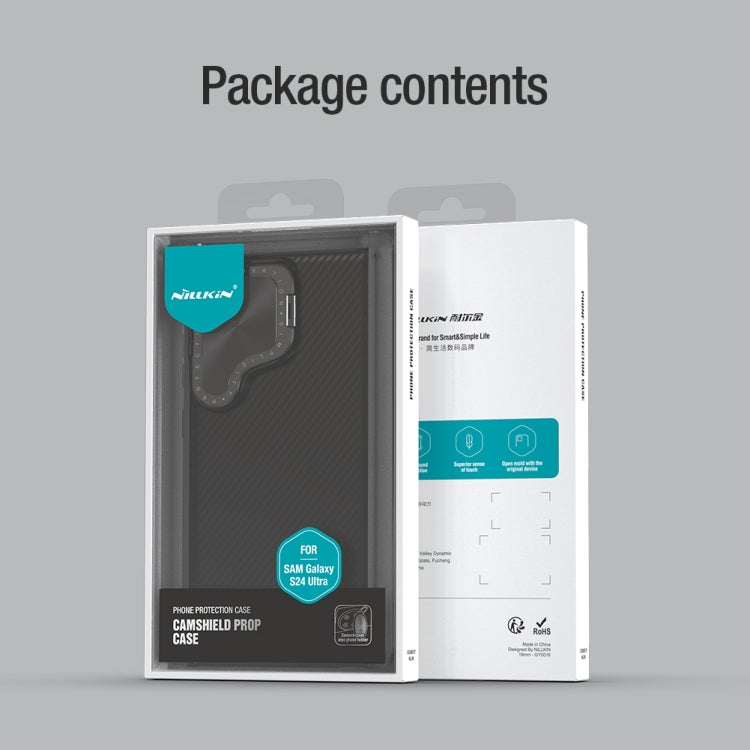 For Samsung Galaxy S24 Ultra 5G NILLKIN Black Mirror Prop CD Texture Mirror Phone Case(Green) by NILLKIN