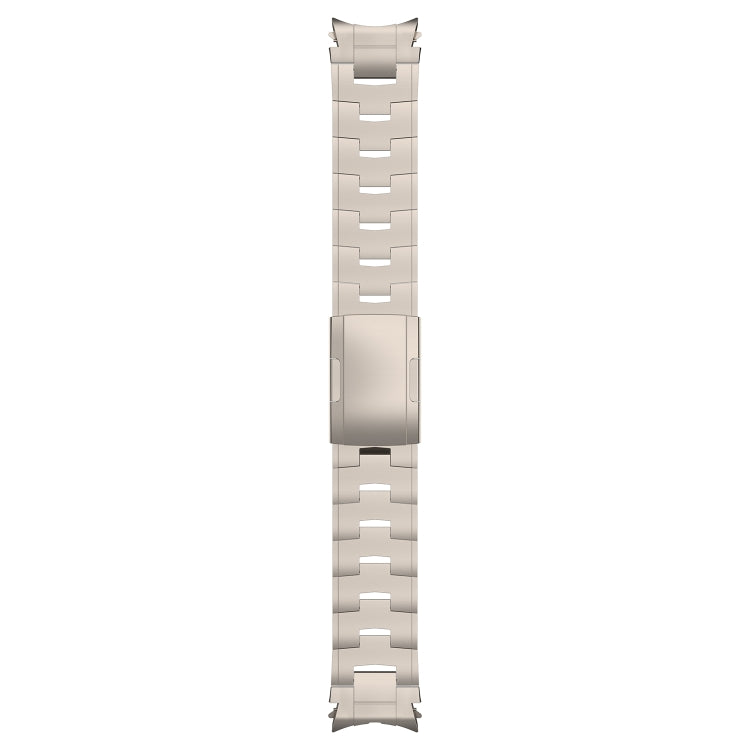 For Samsung Galaxy Watch6/6 Classic/5/5 Pro Button Style Pure Titanium Metal Watch Band(Titanium Color) by buy2fix
